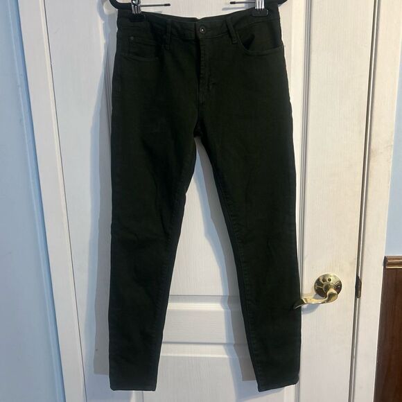 Articles of Society Sarah Skinny Jeans Linden Dark Hunter Green Size 30 - Picture 1 of 11